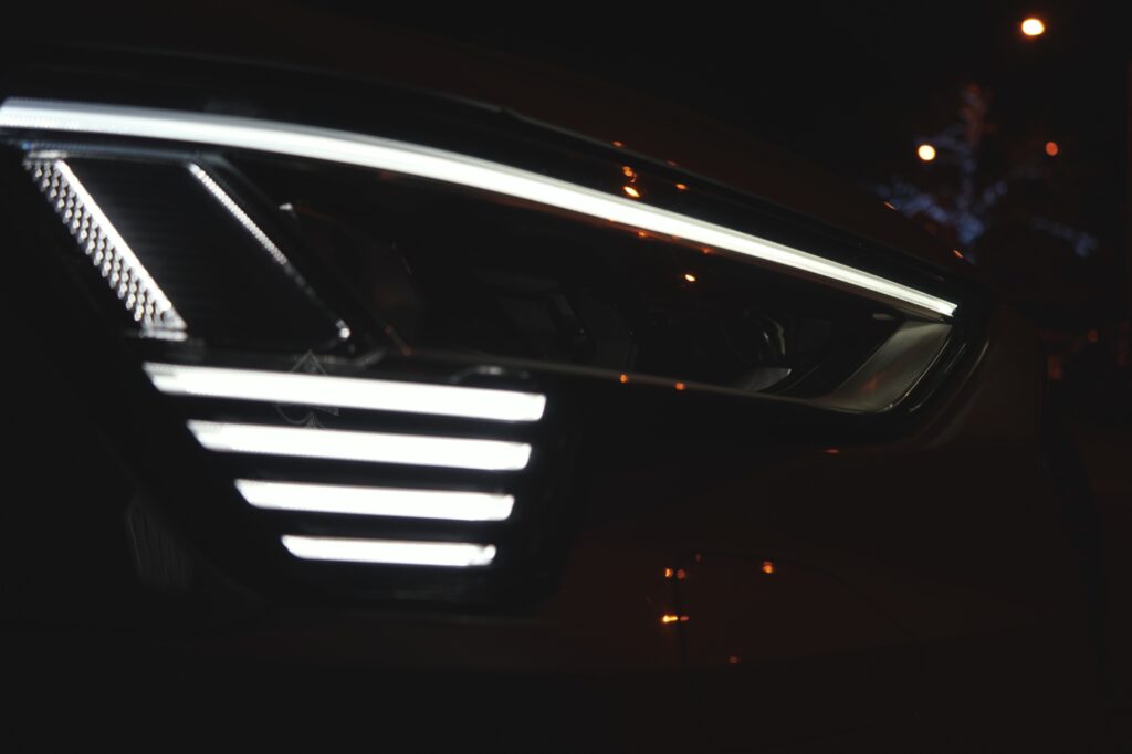 etron headlight