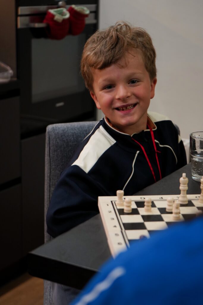 Chess in the evening
